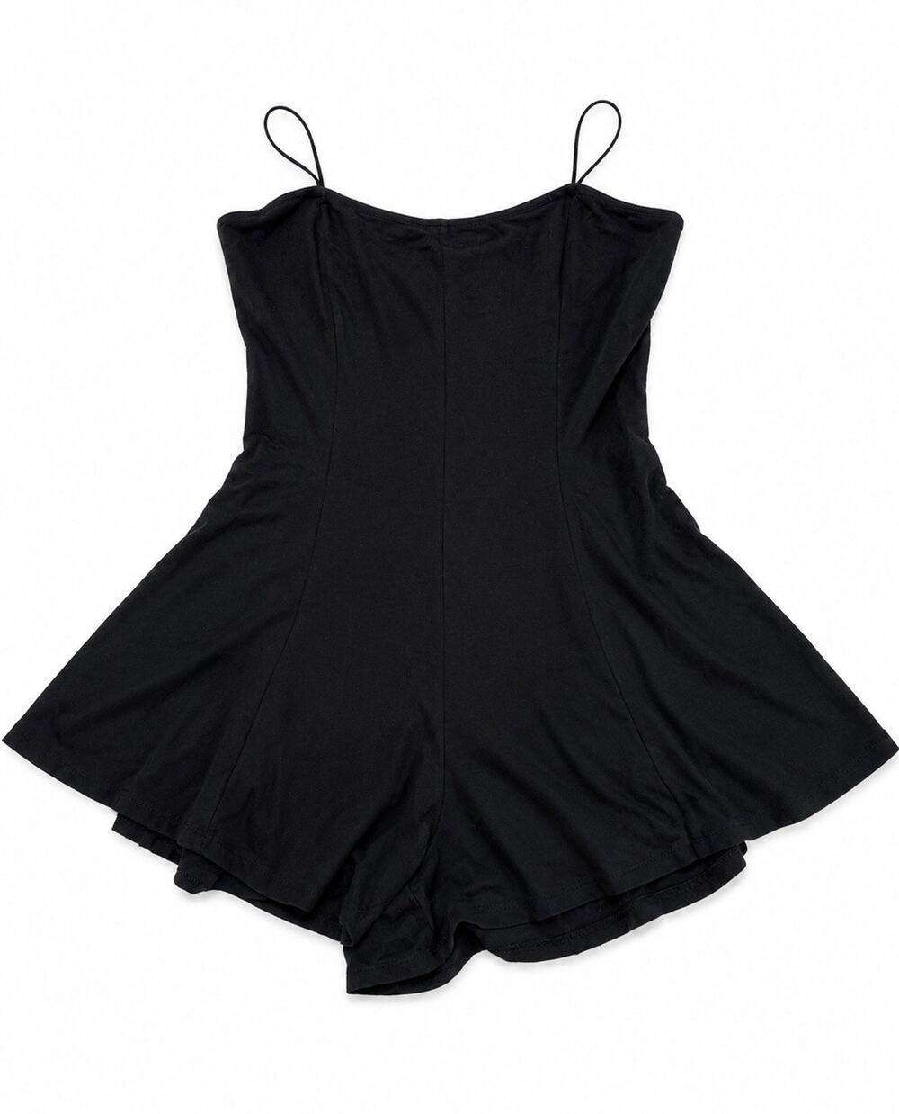 Heart & Hips Women’s Black Spaghetti Strap Romper Size M